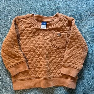 Old Navy Kids Quilted Brown Sweatshirt
